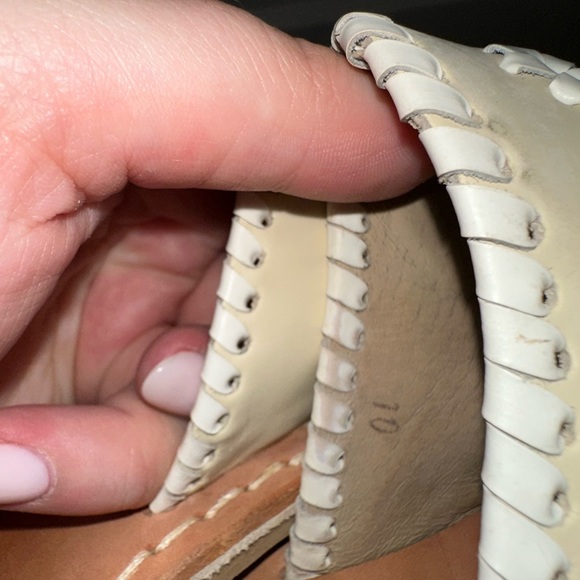 CREAM JACK ROGER SANDALS - Picture 2 of 3